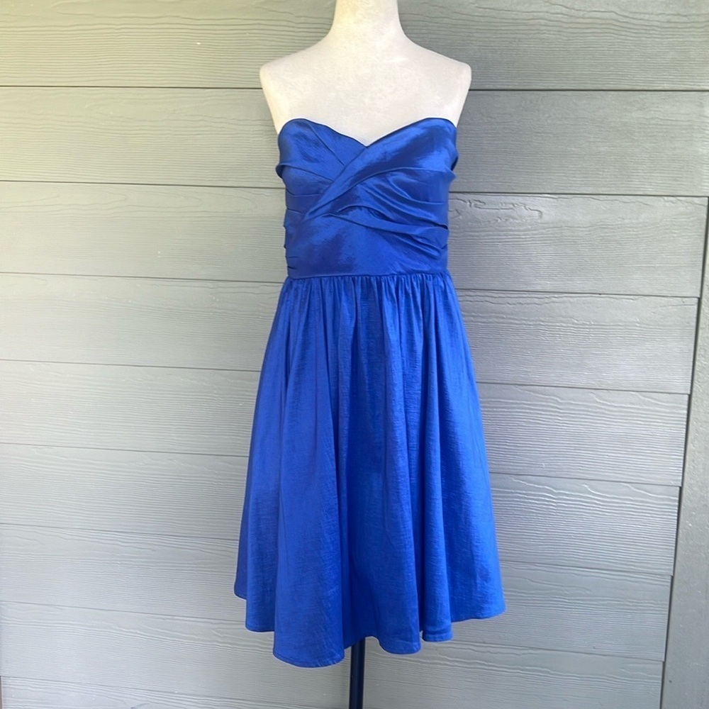Calvin Klein Strapless Fit and Flare Dress